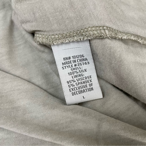 Soft Surroundings Silk Beaux Arts Tunic & Cami Large - Picture 12 of 15